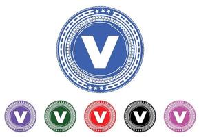 V letter new logo and icon design vector