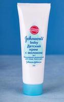 Bottle of Johnson  Johnson Baby Lotion. photo