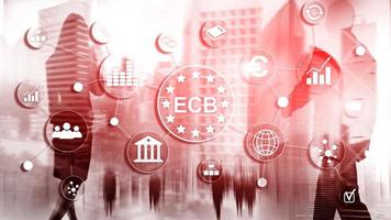 ECB European central bank Business finance concept photo