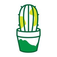 cactus planta colorido abstracto logotipo símbolo vector icono ilustración diseño gráfico