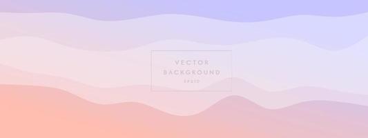 abstract wave fluid line geometric minimalistic modern gradient  background combined pastel colors. Trendy template for brochure business card landing page website. vector illustration eps10