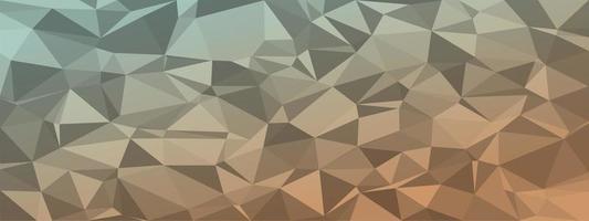 low poly abstract background. dark natural colors chaotic triangles of variable size and rotation. Minimalist layout for business card landing page wallpaper website brochure. Trendy vector eps10