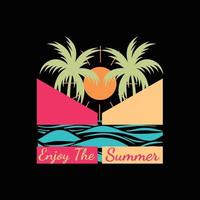 Summer T Shirt Design vector