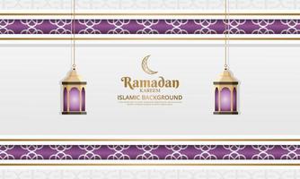 ramadan kareem and slamic background vector