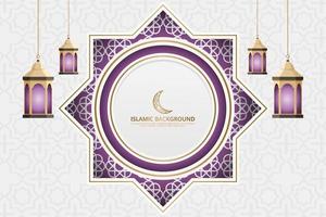 ramadan kareem y fondo slamic vector