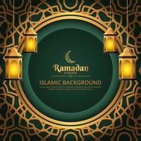 ramadan kareem and islamic background vector