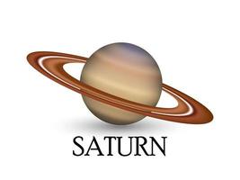 vector de ilustración de planeta saturno