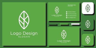 elegant modern sans serif font letter initial alphabet serif font with business card template vector