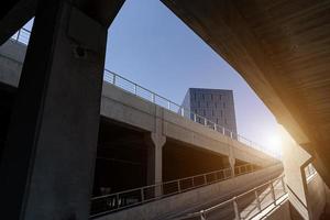 exit to the second level of Parking. Shopping center. photo