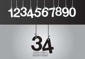 Premium Vector  Number set, hand drawn black numbers with white dotted  line, 1234567890. icons, vector