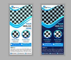 Corporate Business rack card design or Health Medical DL Flyer, Adapt to Brochure Flyer Design vector