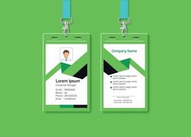 Corporate Business ID card design with office card vector design