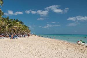 playa del carmen playa en mexico foto