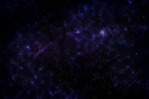 Cosmic background with a nebula and stars. photo