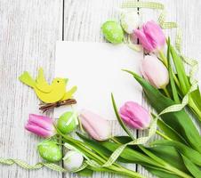 Easter greeting card photo