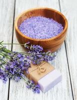 Lavender spa products photo