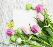 Easter greeting card photo