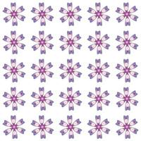 Colored Flowers Pattern vector