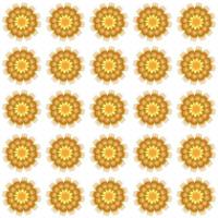 Colored Flowers Pattern vector