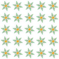 patrón de flores de colores vector