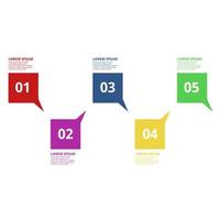 Illustration vector design of infographic flow chart