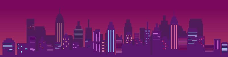 Illustration vector design of urban cityscape