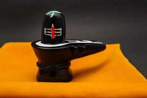 Maha Shivratri Shiva linga Background. photo