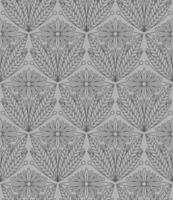 GREY BACKGROUND WITH VECTOR VINTAGE FLORAL PATTERN