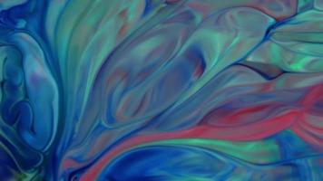 reacción de color de textura de fondo infinito abstracto y explosiones. primer plano de resumen video