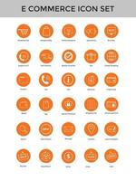 Set of e commerce line icon  online shopping icon set editable Stroke vector