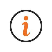 Info icon vector template. information icon colorful