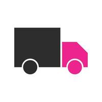 Delivery truck icon vector template. fast shipping delivery. delivery service