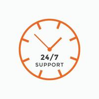 24 hours call center icon vector 247 support icon sign button call center symbol icon template