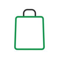 Bag icon vector template. shopping bag icon