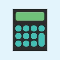 calculator icon vector template colorful. sign of calculator