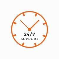 24 hours call center icon vector 247 support icon sign button call center symbol icon template