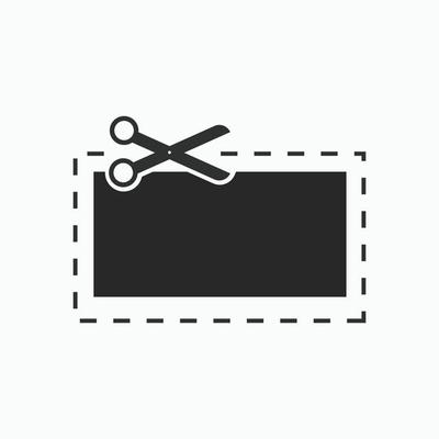 Discount coupon icon. coupon sign template