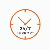 24 hours call center icon vector 247 support icon sign button call center symbol icon template