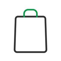 Bag icon vector template. shopping bag icon