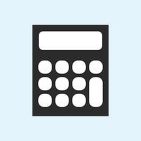 calculator icon vector template colorful. sign of calculator