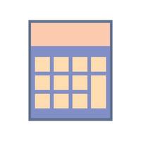 calculator icon vector template colorful. sign of calculator