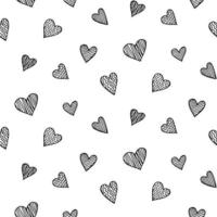 Vector romantic seamless pattern