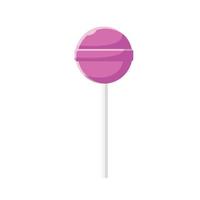 Lollipop Flat Illustration. Clean Icon Design Element on Isolated White Background vector