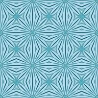 patrón de vector transparente étnico. mandalas de flores azules. se puede utilizar para el diseño de telas, cubiertas, papeles pintados, azulejos.