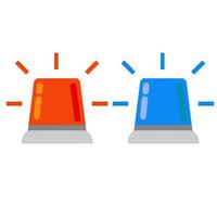 Flashing light. Signal of car. vector