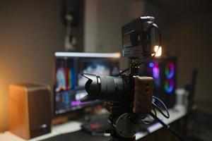equipo de cámara equipo de filmación para creador de contenido de blogger