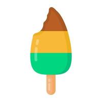 A popsicle ice candy flat icon vector
