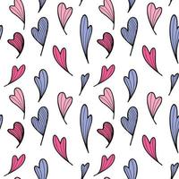 cute simple seamless patterns for valentine's day or birthday for decoration fabric and packaging vector