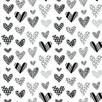 cute simple seamless patterns for valentine's day or birthday for decoration fabric and packaging vector