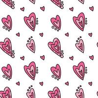 cute simple seamless patterns for valentine's day or birthday for decoration fabric and packaging vector